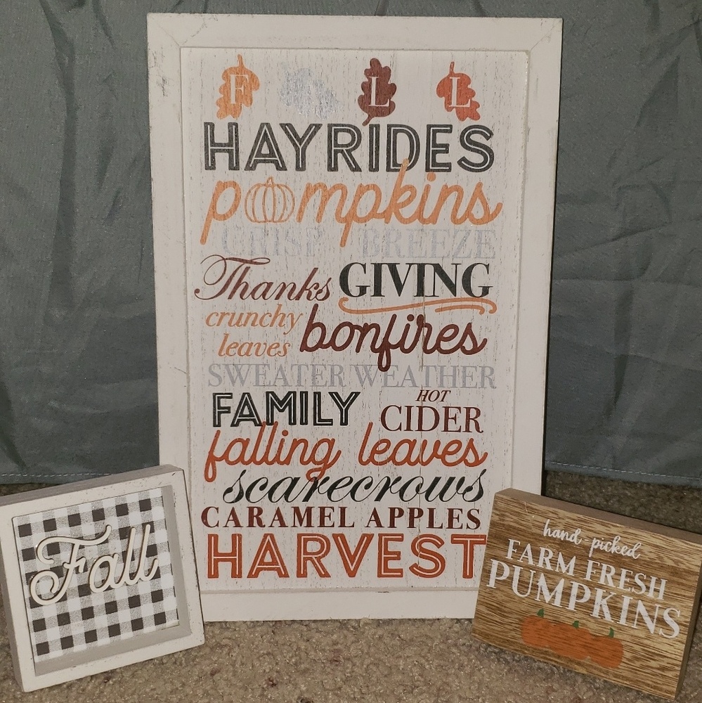 Fall signs